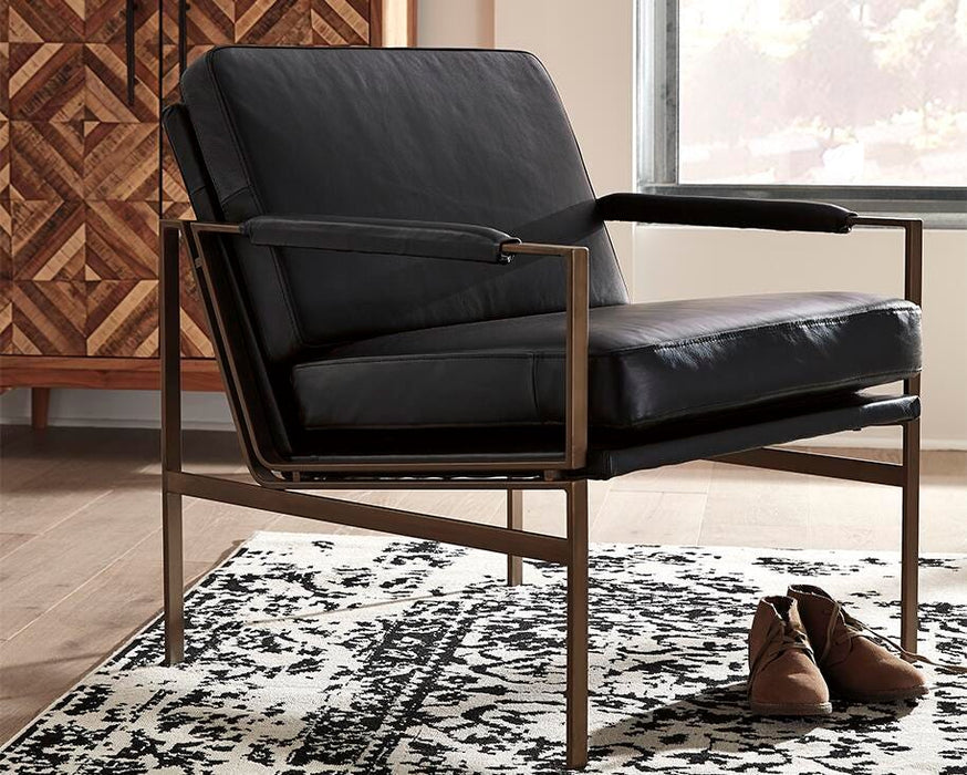 Signature Design Black Accent Chair