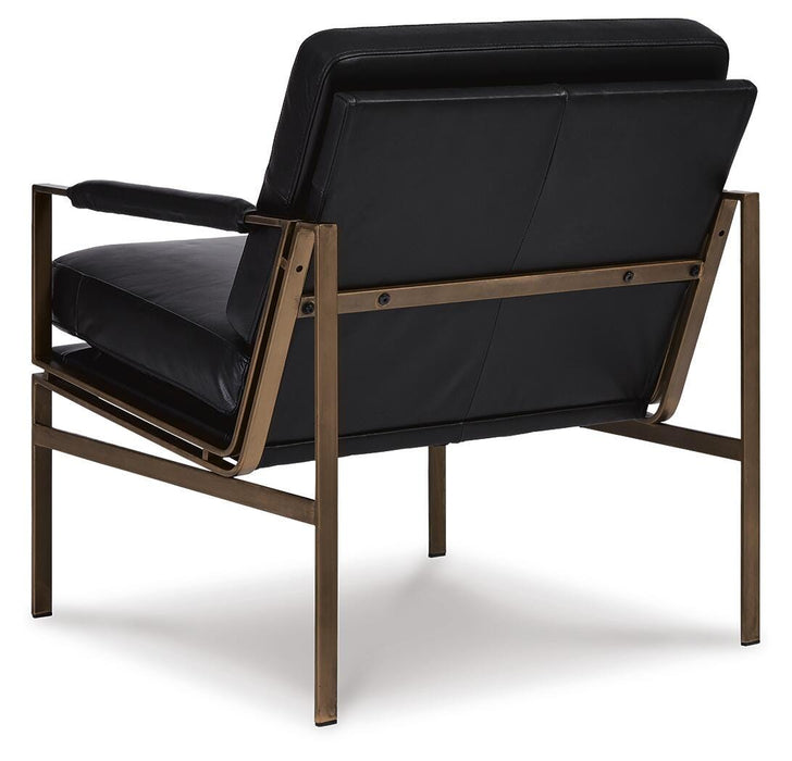 Signature Design Black Accent Chair