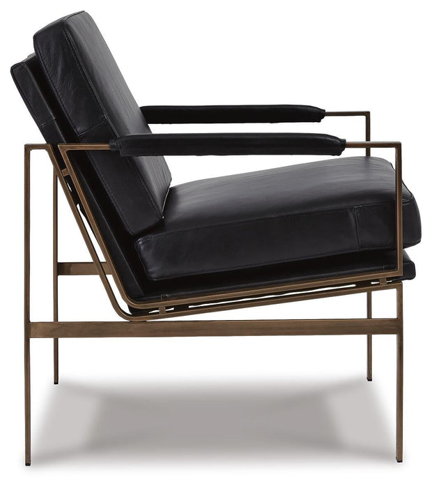 Signature Design Black Accent Chair