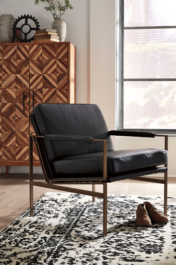 Signature Design Black Accent Chair