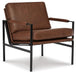 Signature Design Brown/Silver Finish Accent Chair