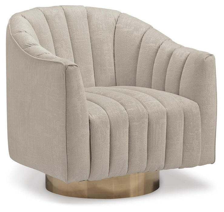 Signature Design Pearl Swivel Accent Chair