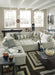 Signature Design Taupe 7-Piece Modular Seating