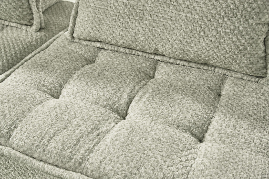 Signature Design Taupe 4-Piece Modular Seating