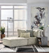 Signature Design Taupe 2-Piece Modular Seating