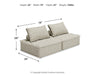 Signature Design Taupe 2-Piece Modular Seating
