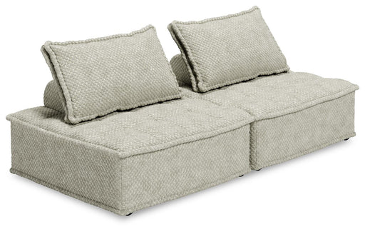 Signature Design Taupe 2-Piece Modular Seating
