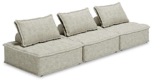 Signature Design Taupe 3-Piece Modular Seating