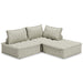 Signature Design Taupe 3-Piece Modular Seating