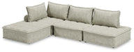 Signature Design Taupe 4-Piece Modular Seating