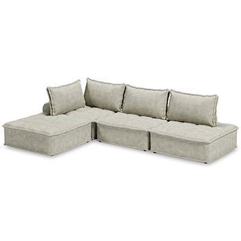 Signature Design Taupe 4-Piece Modular Seating