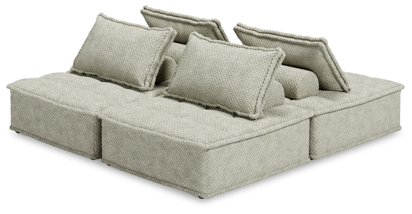 Signature Design Taupe 4-Piece Modular Seating