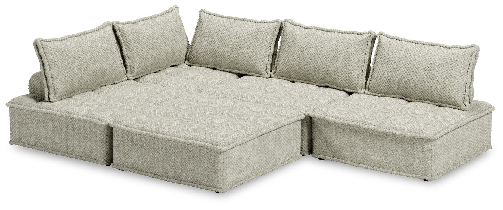 Signature Design Taupe 5-Piece Modular Seating