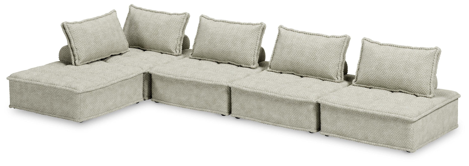 Signature Design Taupe 5-Piece Modular Seating
