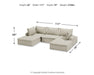 Signature Design Taupe 5-Piece Modular Seating