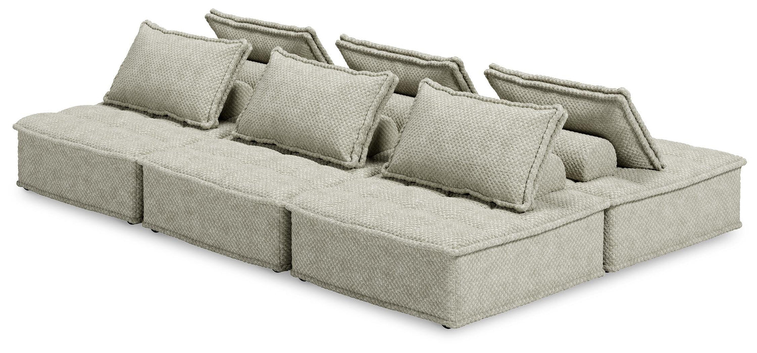 Signature Design Taupe 6-Piece Modular Seating