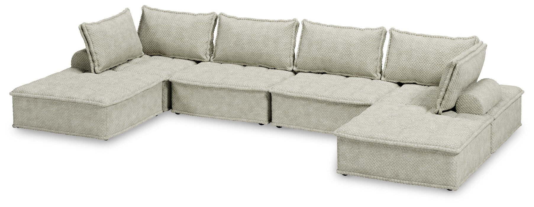 Signature Design Taupe 6-Piece Modular Seating