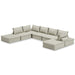 Signature Design Taupe 7-Piece Modular Seating