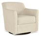 Signature Design Linen Swivel Accent Chair