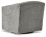 Signature Design Charcoal Swivel Accent Chair