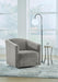 Signature Design Charcoal Swivel Accent Chair