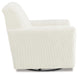 Signature Design Ivory Swivel Glider Accent Chair