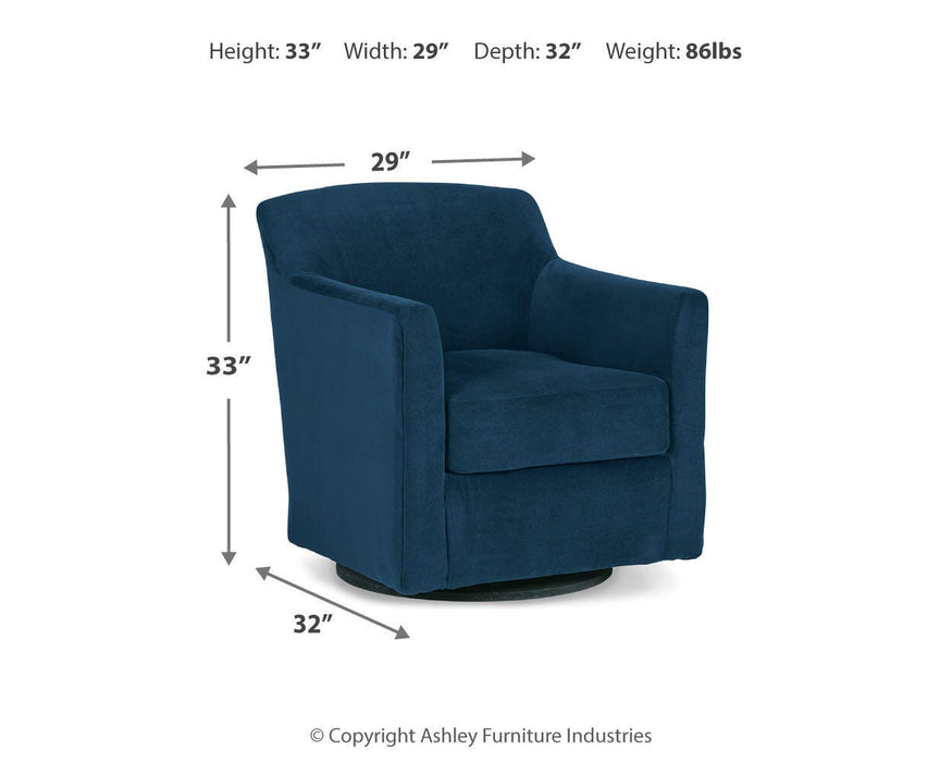 Signature Design Ink Swivel Accent Chair