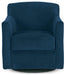 Signature Design Ink Swivel Accent Chair