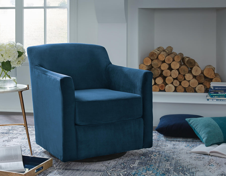 Signature Design Ink Swivel Accent Chair