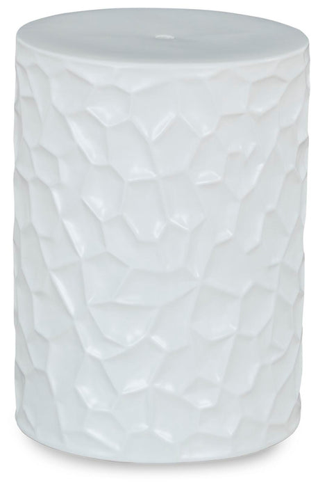 Signature Design White I/O Stool