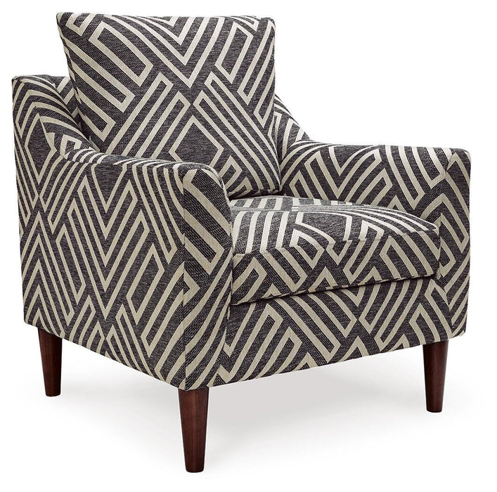 Signature Design Natural/Charcoal Accent Chair