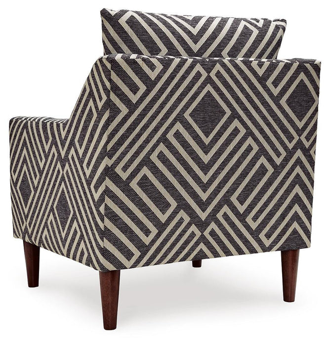 Signature Design Natural/Charcoal Accent Chair