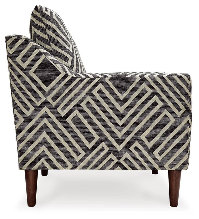 Signature Design Natural/Charcoal Accent Chair
