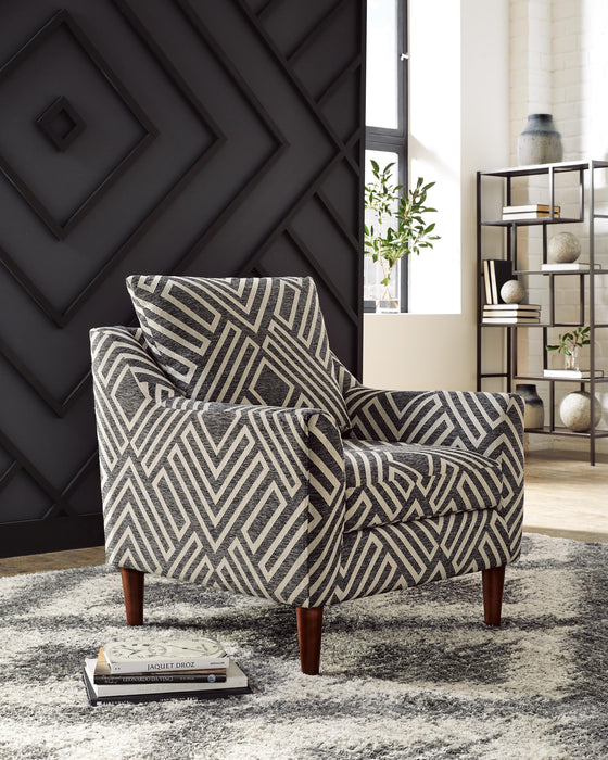 Signature Design Natural/Charcoal Accent Chair