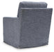 Signature Design Denim Swivel Glider Accent Chair
