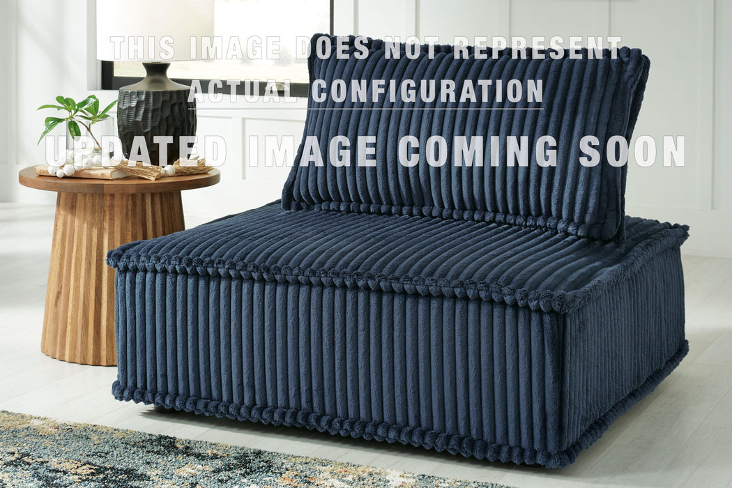 Signature Design Navy 7-Piece Modular Seating