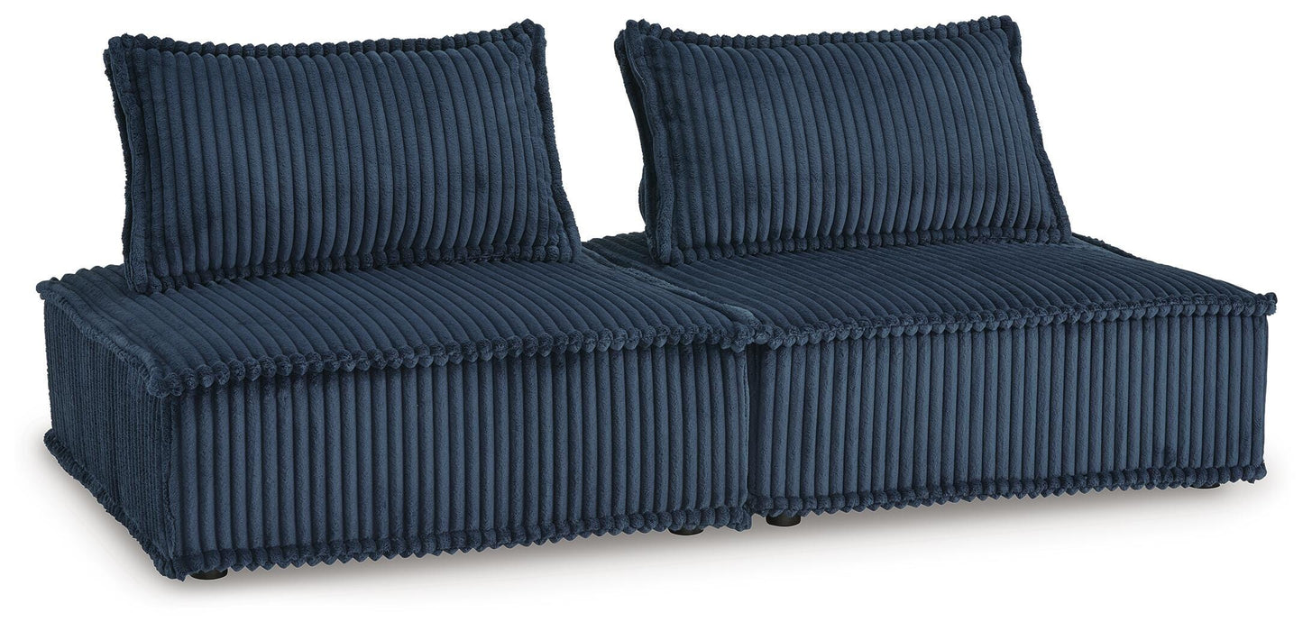 Signature Design Navy 2-Piece Modular Seating