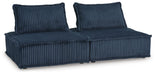 Signature Design Navy 2-Piece Modular Seating