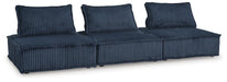 Signature Design Navy 3-Piece Modular Seating