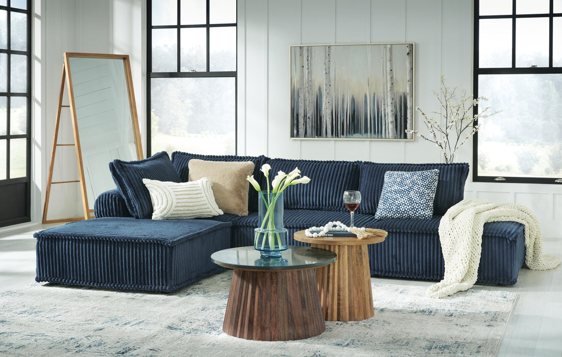 Signature Design Navy 4-Piece Modular Seating