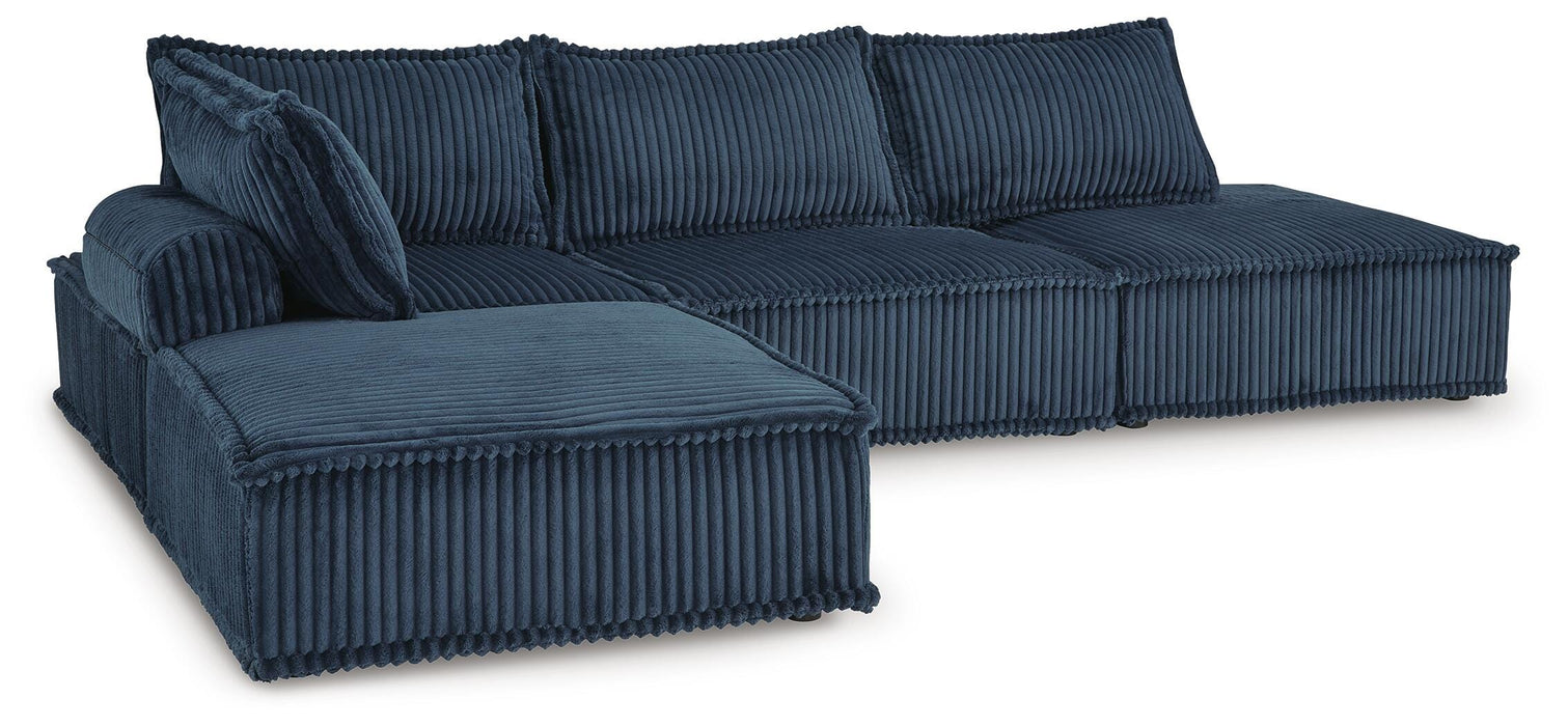 Signature Design Navy 4-Piece Modular Seating