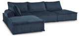 Signature Design Navy 4-Piece Modular Seating
