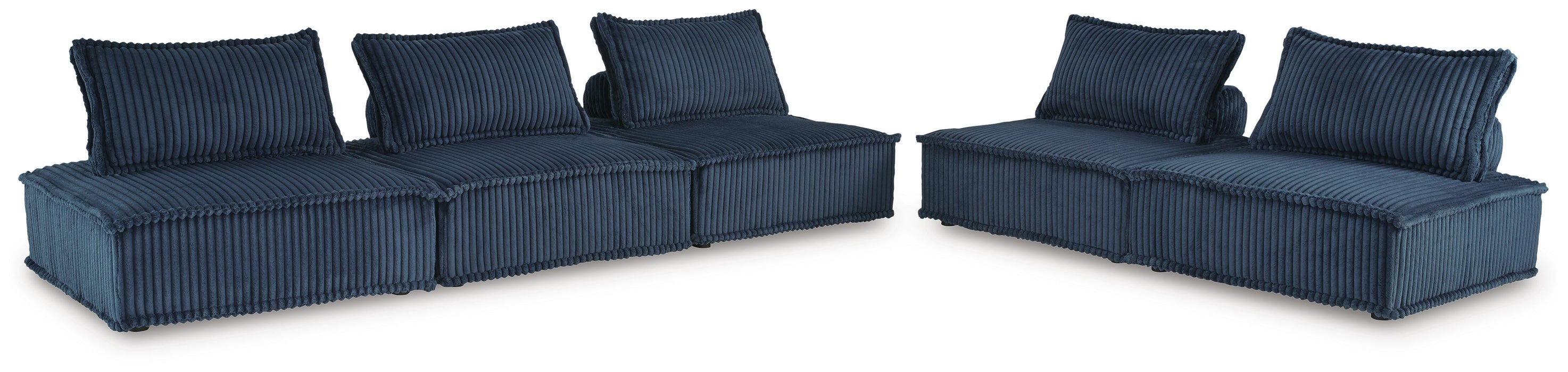 Signature Design Navy 5-Piece Modular Seating