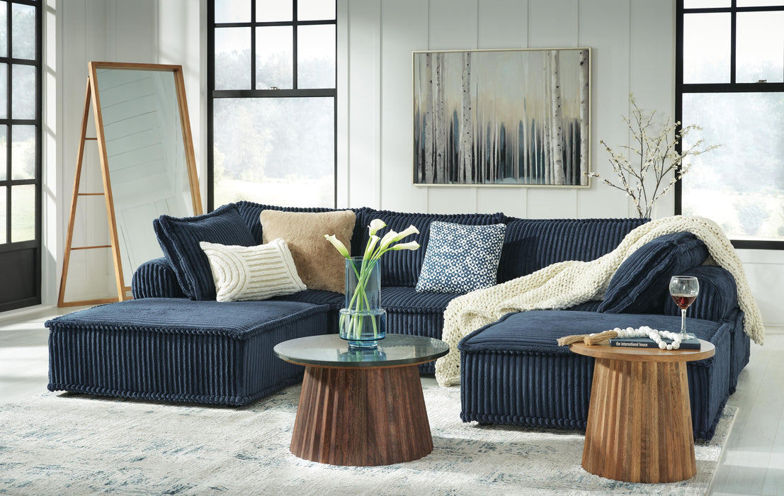 Signature Design Navy 5-Piece Modular Seating