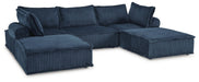 Signature Design Navy 5-Piece Modular Seating