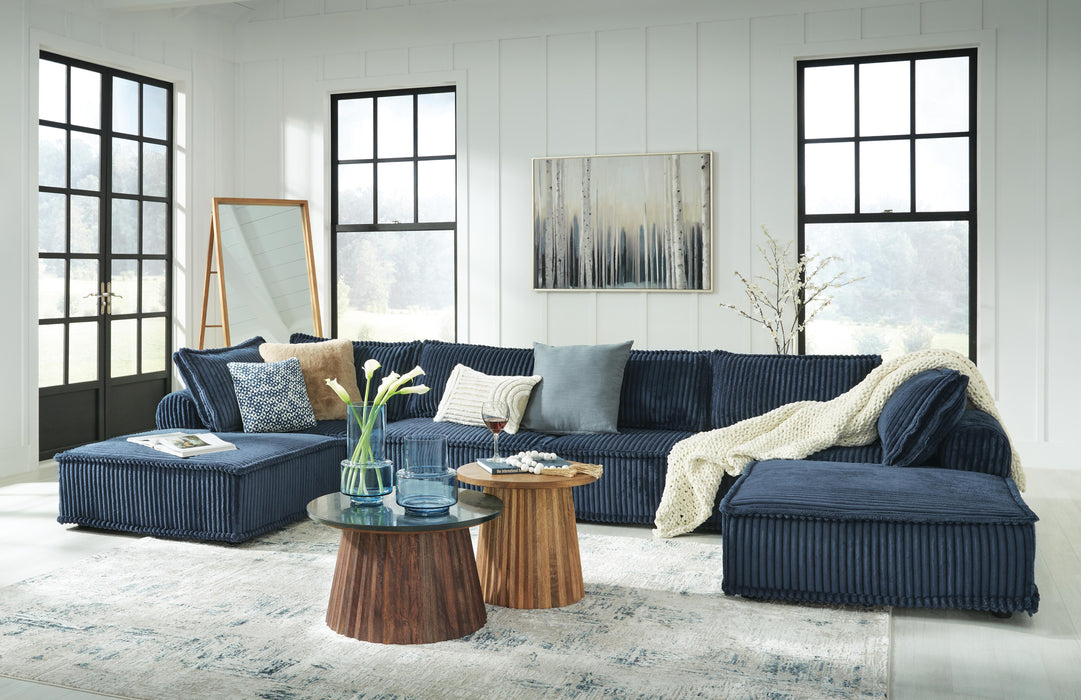 Signature Design Navy 6-Piece Modular Seating