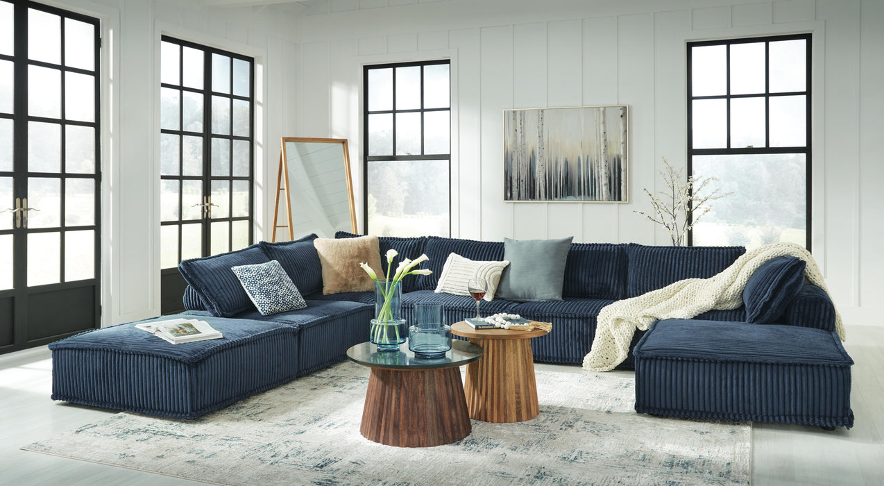 Signature Design Navy 7-Piece Modular Seating