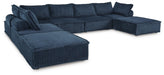 Signature Design Navy 7-Piece Modular Seating