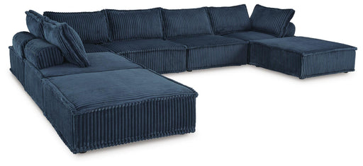 Signature Design Navy 7-Piece Modular Seating