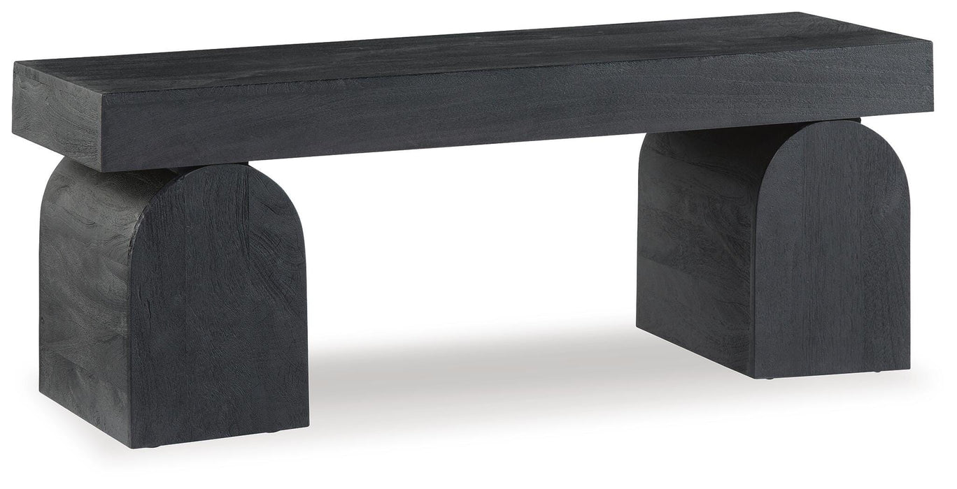 Signature Design Black Accent Bench